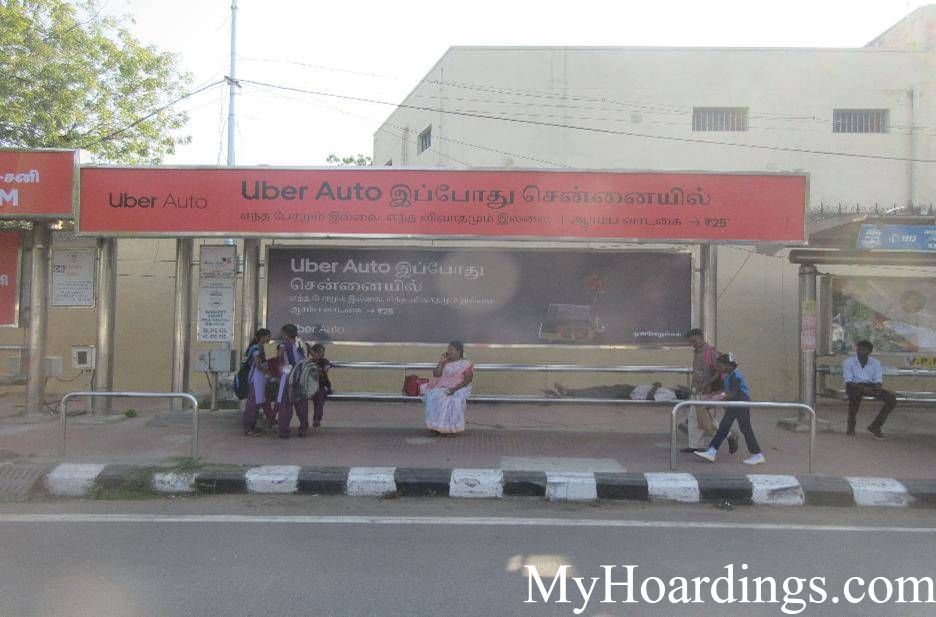 Saidapet Court Bus Stop Advertising, Advertising Company Chennai, Flex Banner in Chennai